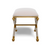 SOCIALITE GOLD + WHITE ROPED SMALL BENCH