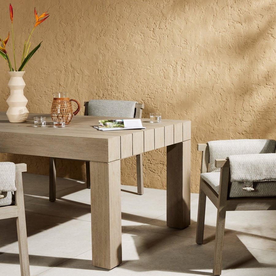 SONORA OUTDOOR TEAK WOOD DINING TABLE