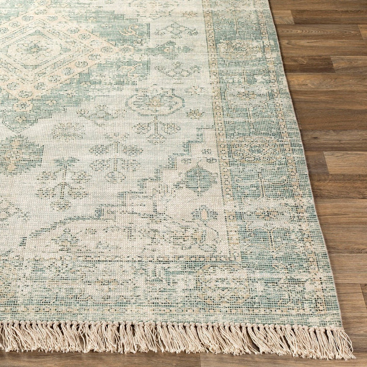 SOPHIE DISTRESSED VINTAGE PRINT RUG: SAGE