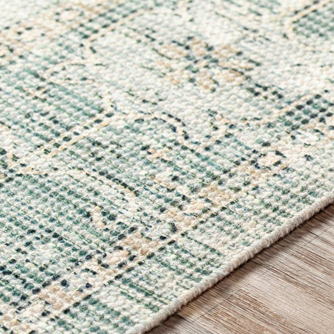 SOPHIE DISTRESSED VINTAGE PRINT RUG: SAGE