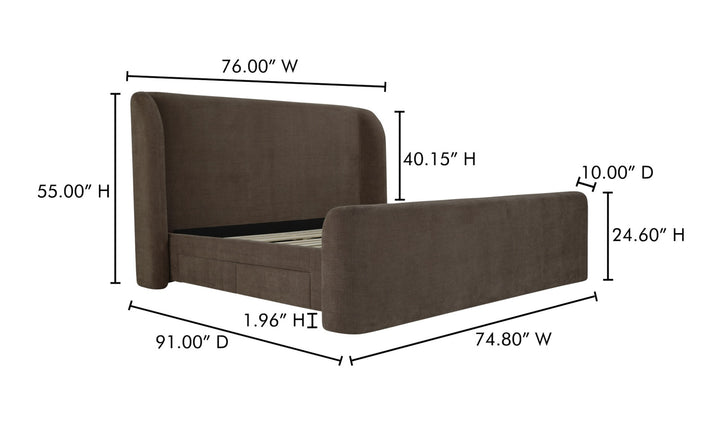 SOPHIE STORAGE SHELTER BED