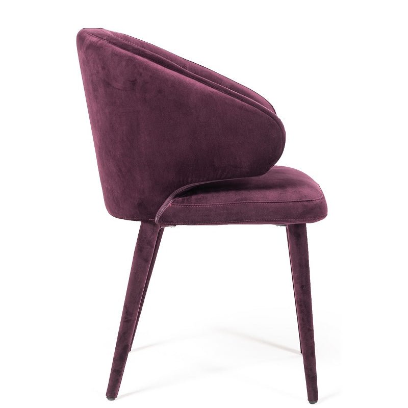 STEWART DINING CHAIR: PURPLE