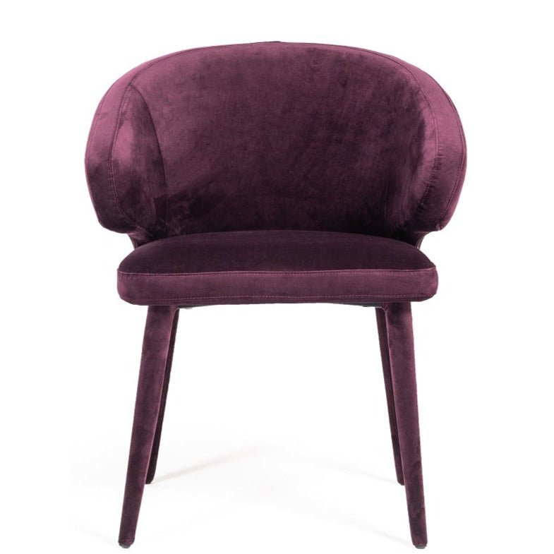 STEWART DINING CHAIR: PURPLE