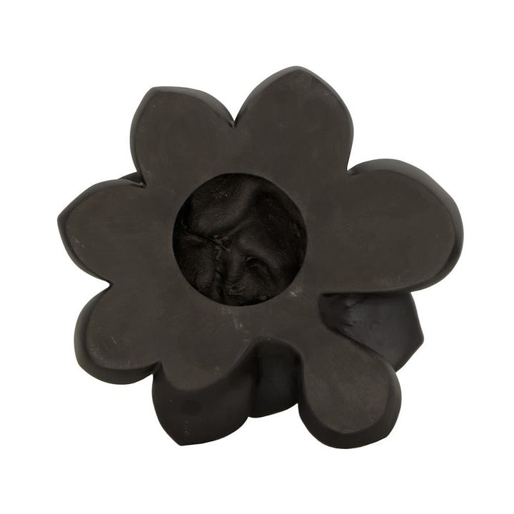 SUCCULENT WALL DECOR: MATTE BLACK