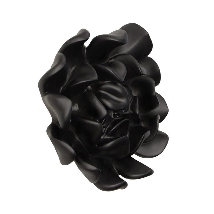 SUCCULENT WALL DECOR: MATTE BLACK