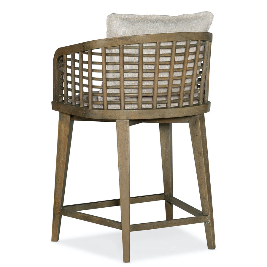 SUNDANCE BARREL BACK COUNTER STOOL