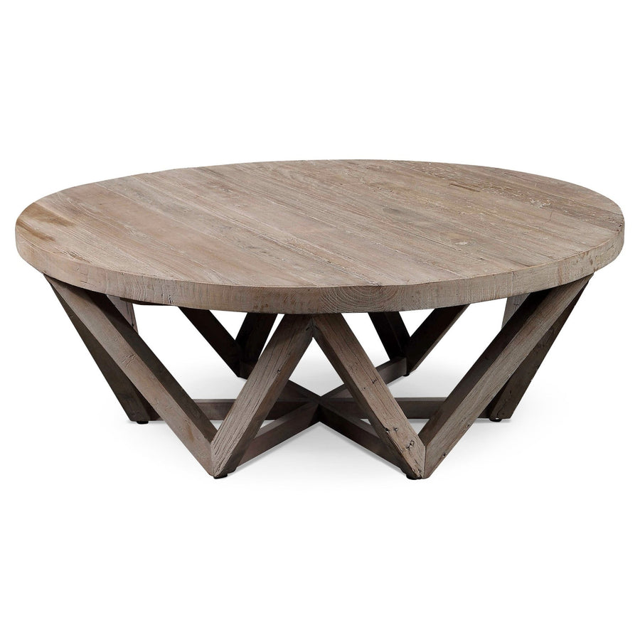 SUNDRY RECLAIMED ELM WOOD COFFEE TABLE