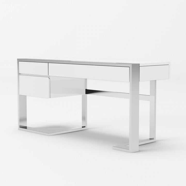 SYLVAN WHITE LACQUER DESK