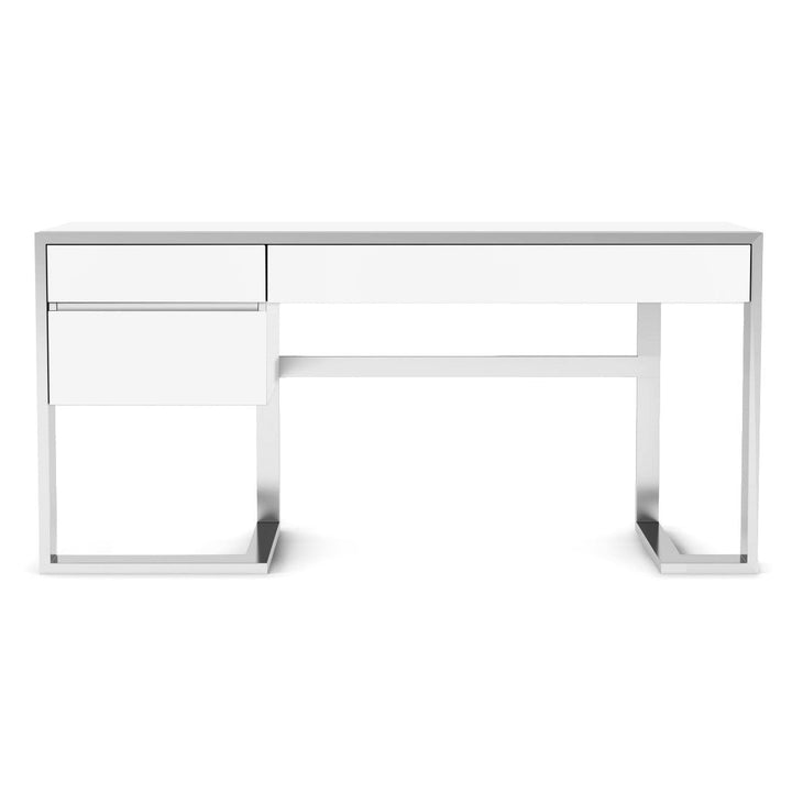 SYLVAN WHITE LACQUER DESK