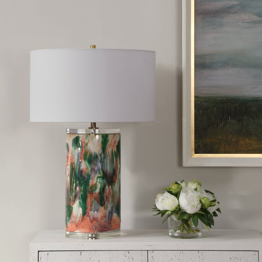 SYLVIE ABSTRACT MULTI CERAMIC TABLE LAMP