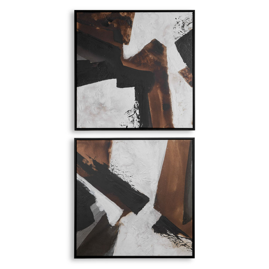 "TACTILE INSPIRATION" FRAMED CANVAS ART | SET OF 2