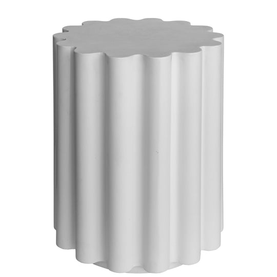 TAFFY CONCRETE STOOL: WHITE