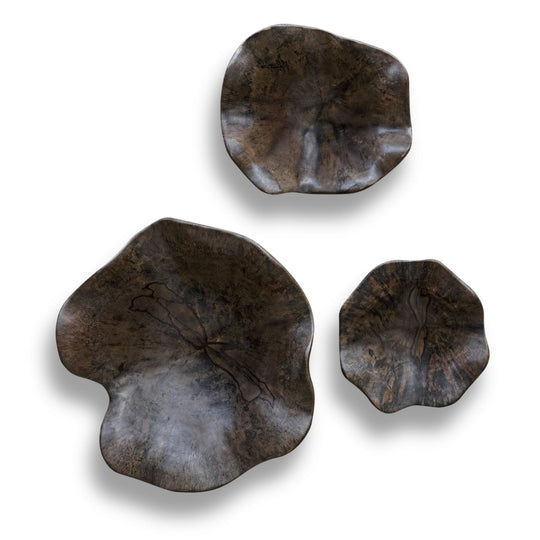 TAMARIND WALL BOWLS: MOCHA | SET OF 3