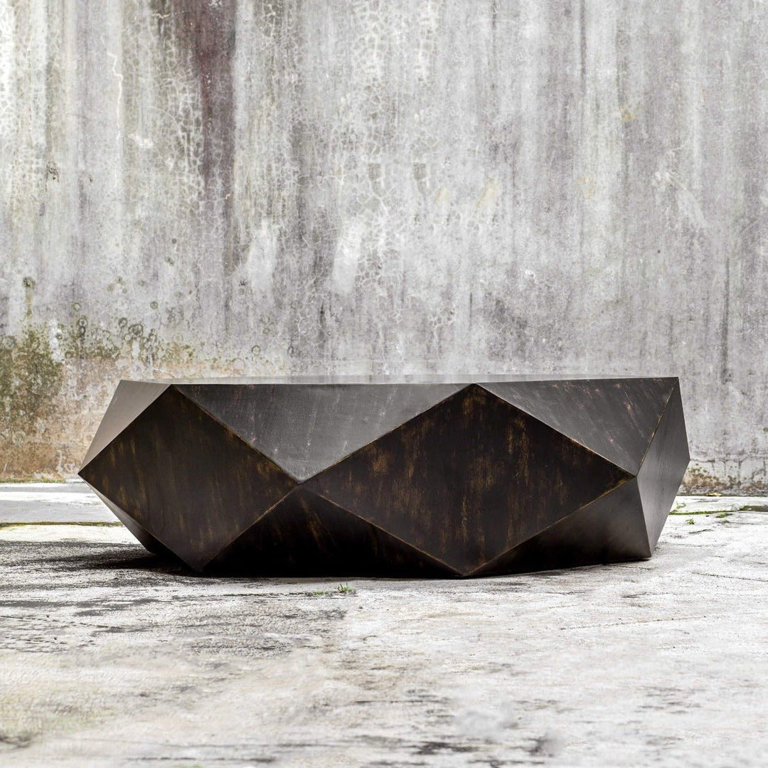 TAMBORA COFFEE TABLE: WORN BLACK