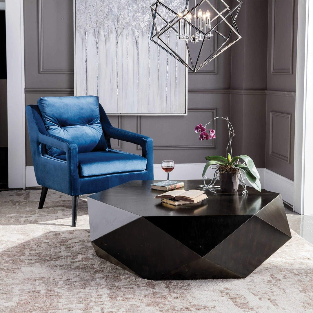 TAMBORA COFFEE TABLE: WORN BLACK