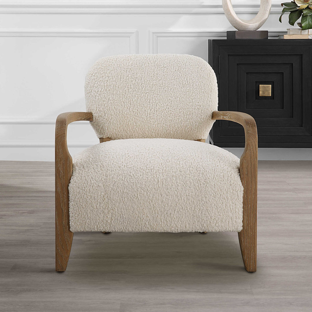 TELLURIDE SHEARLING ACCENT CHAIR