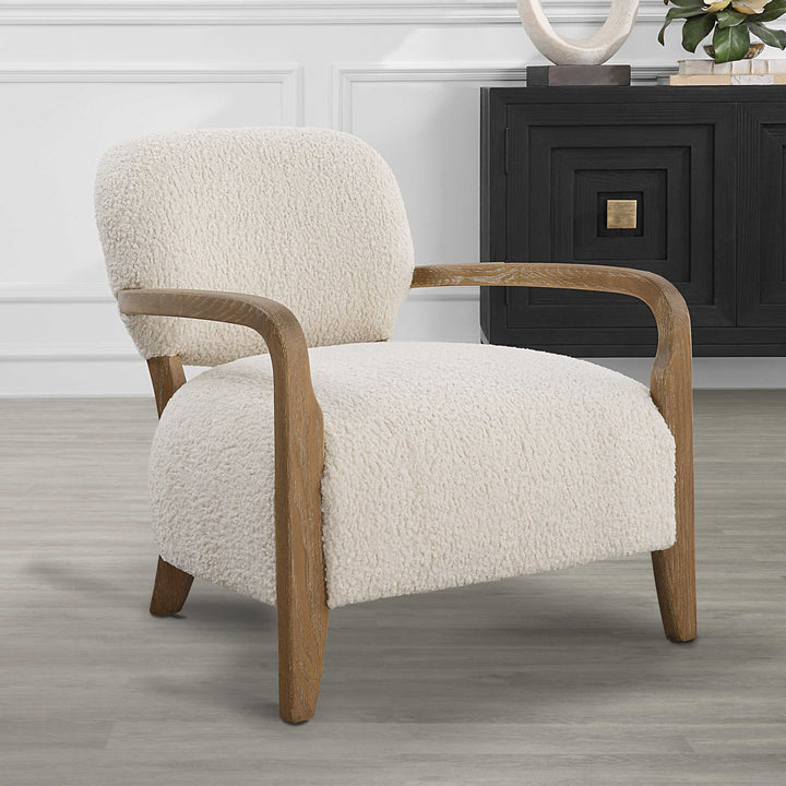 TELLURIDE SHEARLING ACCENT CHAIR