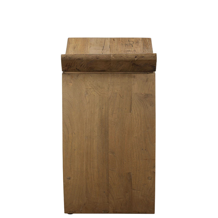 TEMPLE RECYCLED WOOD COUNTER STOOL