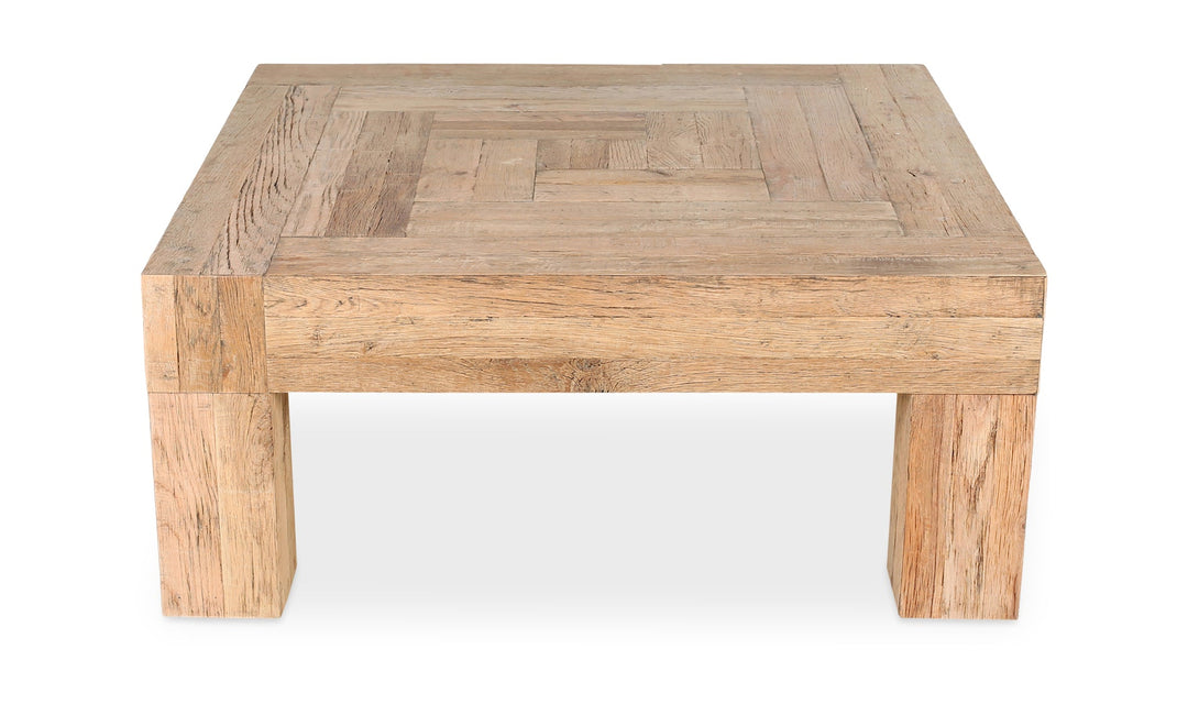 TERRAIN AGED OAK SQUARE COFFEE TABLE