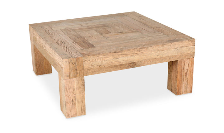 TERRAIN AGED OAK SQUARE COFFEE TABLE