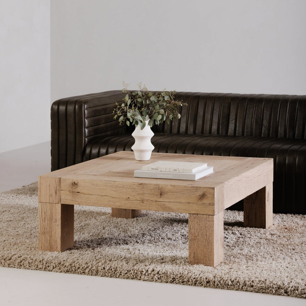 TERRAIN AGED OAK SQUARE COFFEE TABLE