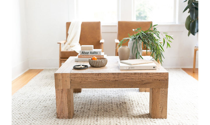 TERRAIN AGED OAK SQUARE COFFEE TABLE