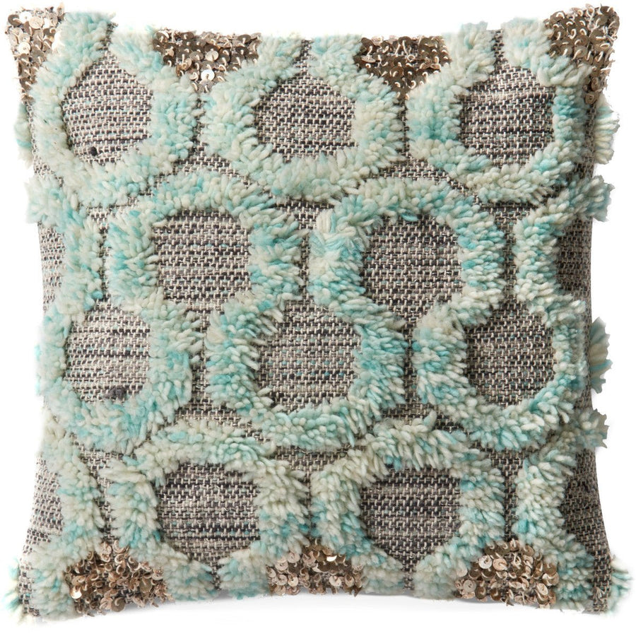 TEXTURED MINKA PILLOW