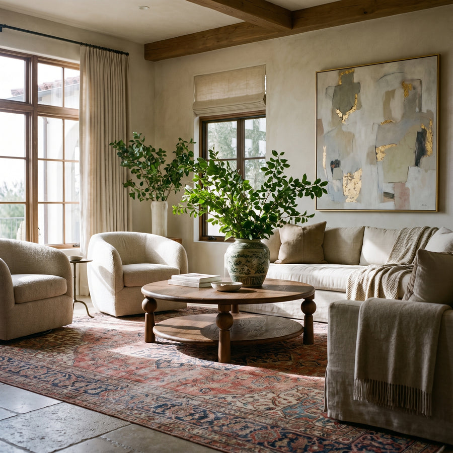 THANDI 48"ROUND COFFEE TABLE