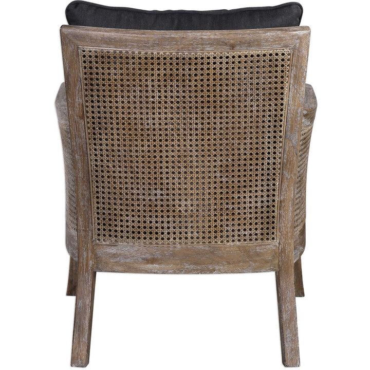 THE GROVE CANE CHAIR: CHARCOAL