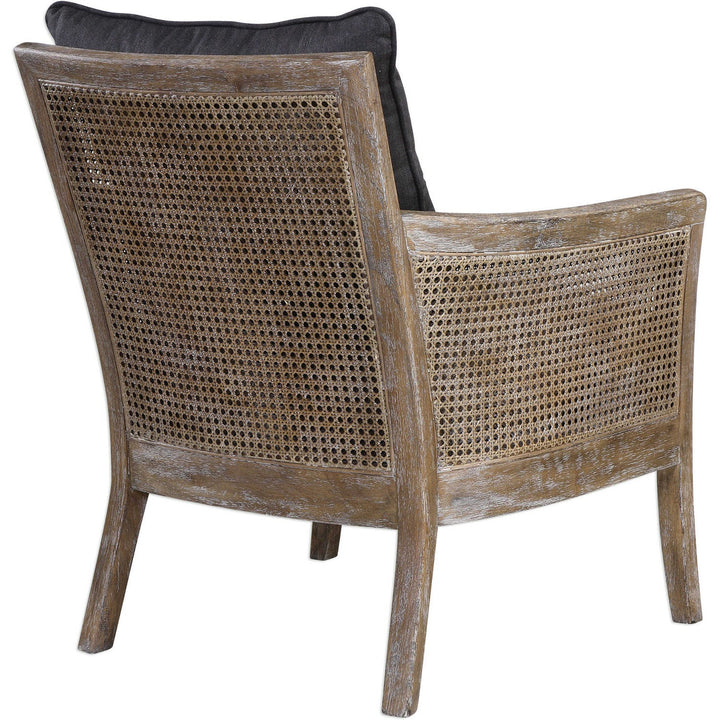 THE GROVE CANE CHAIR: CHARCOAL