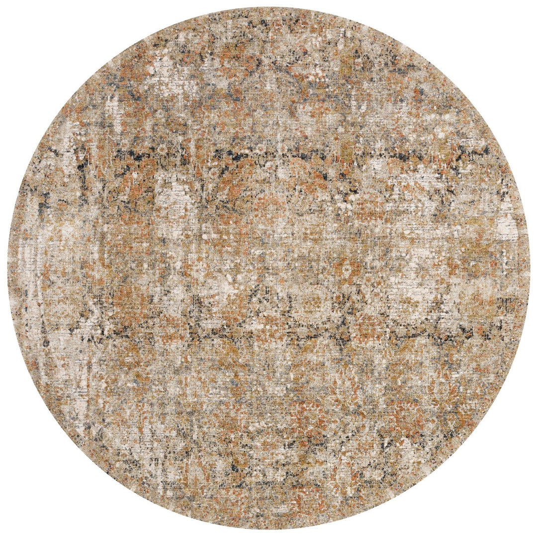 THEIA 02 RUG: TAUPE / GOLD