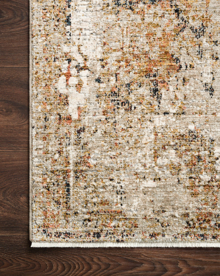 THEIA 02 RUG: TAUPE / GOLD