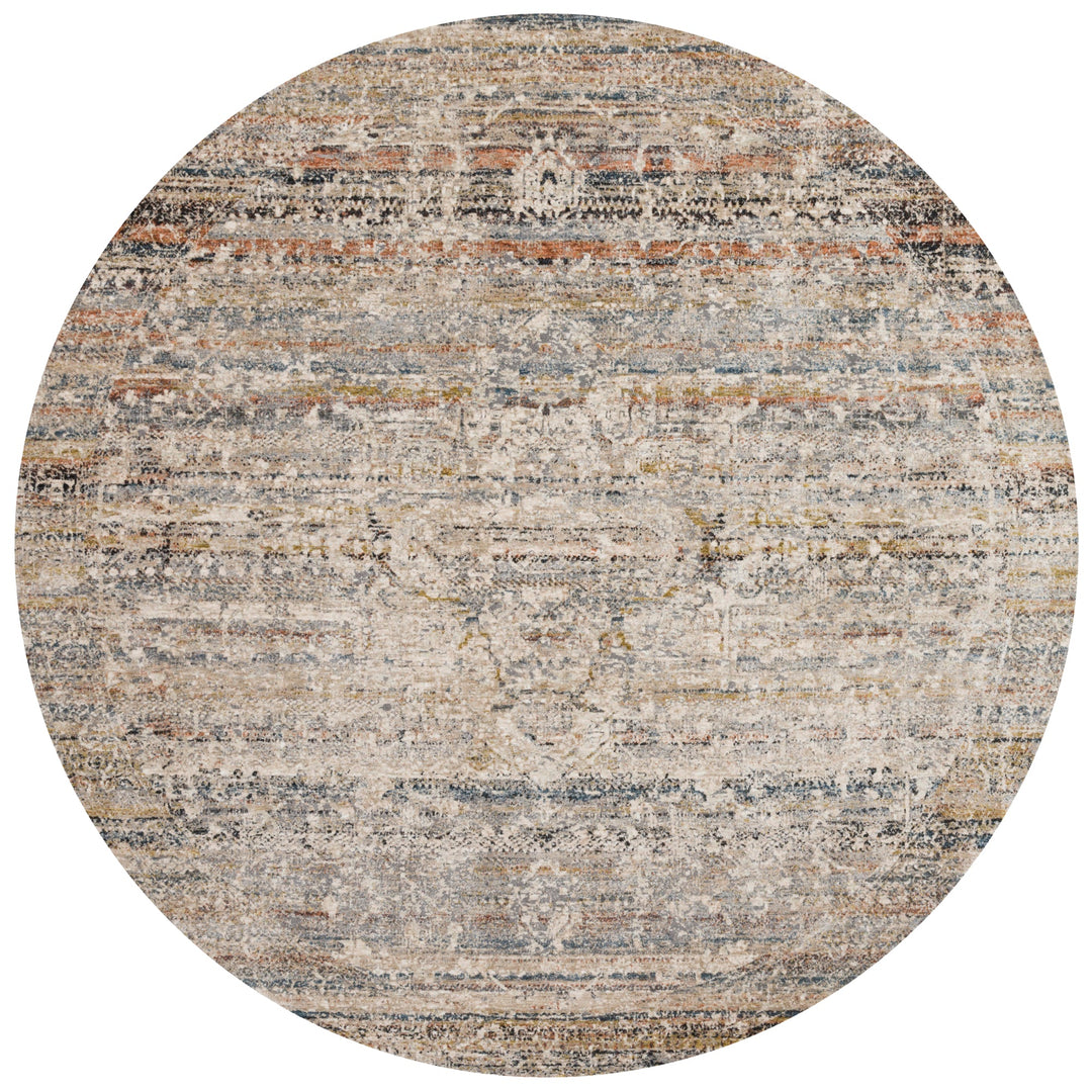 THEIA 03 RUG: TAUPE / MULTI