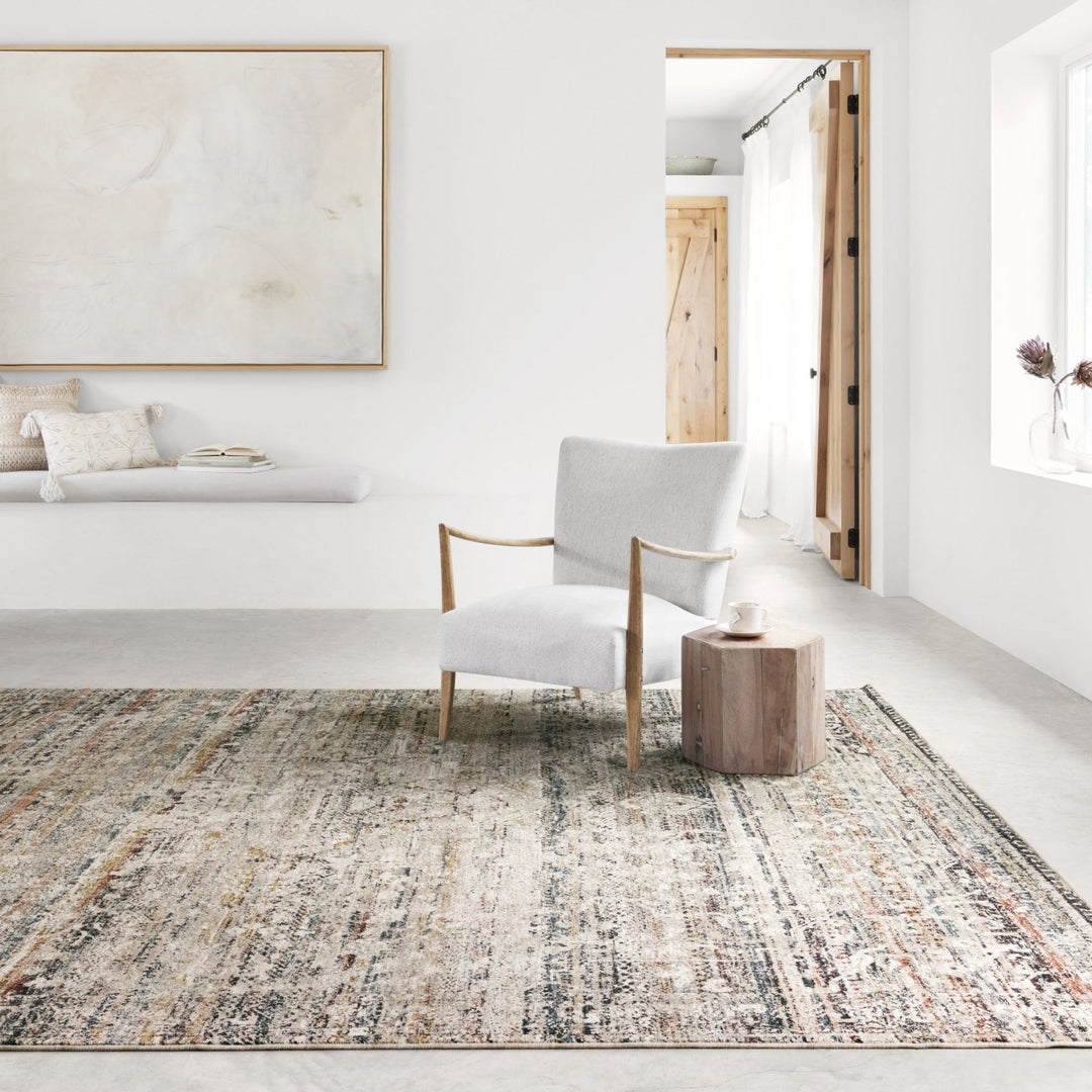 THEIA 03 RUG: TAUPE / MULTI