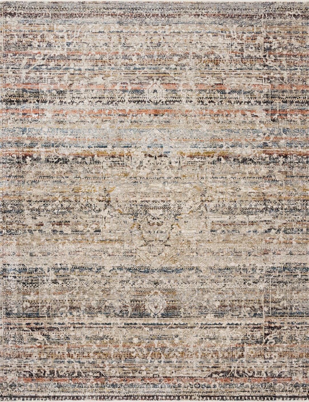 THEIA 03 RUG: TAUPE / MULTI