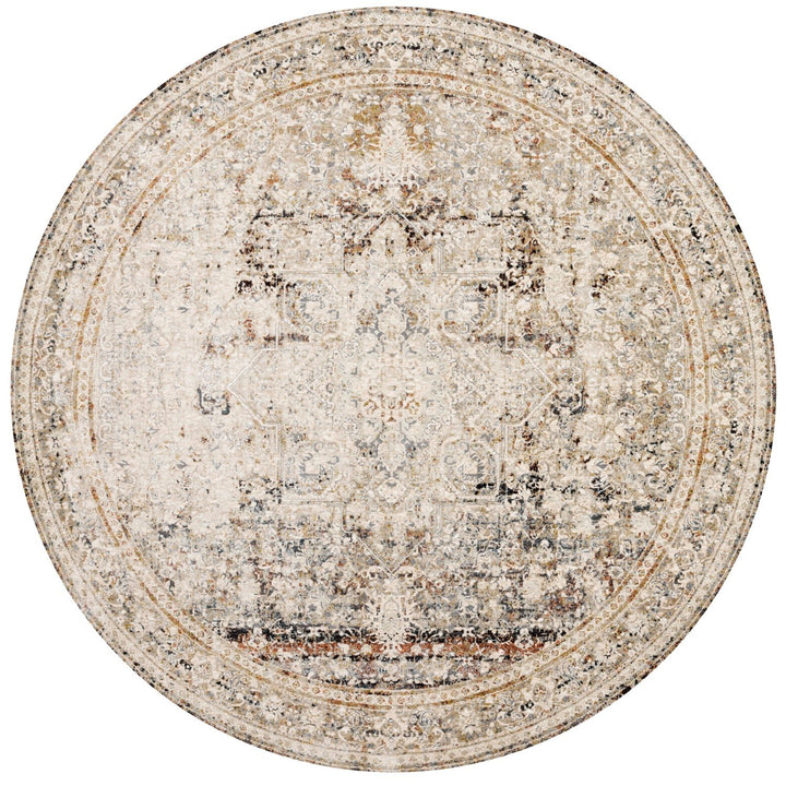 THEIA 05 RUG: TAUPE / BRICK