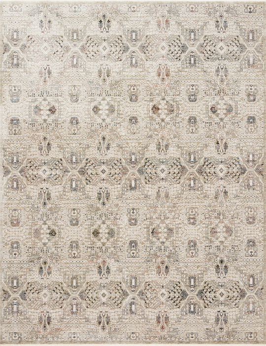 THEIA 06 RUG: GRANITE / IVORY