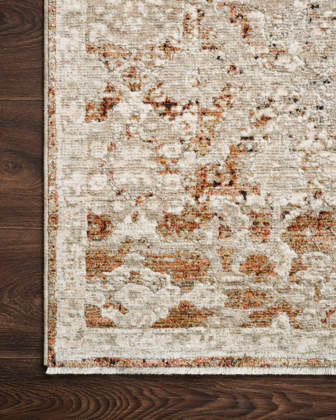 THEIA 07 RUG: NATURAL / RUST