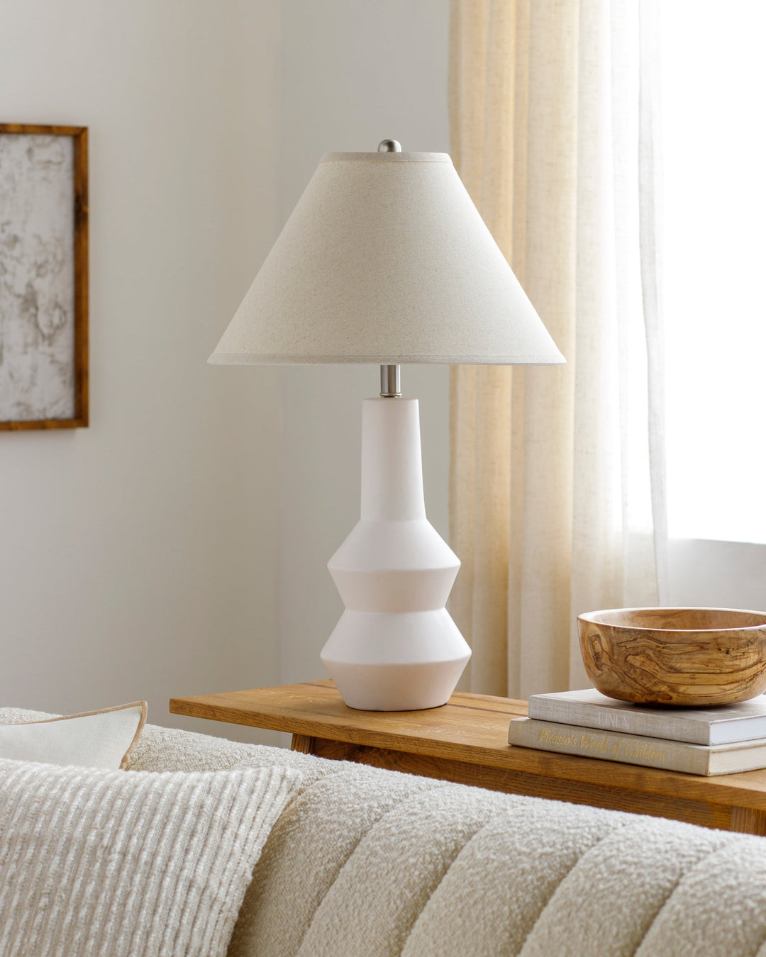 THEO MATTE CERAMIC TABLE LAMP