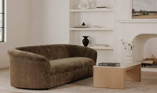 THORA VINTAGE VELVET SOFA