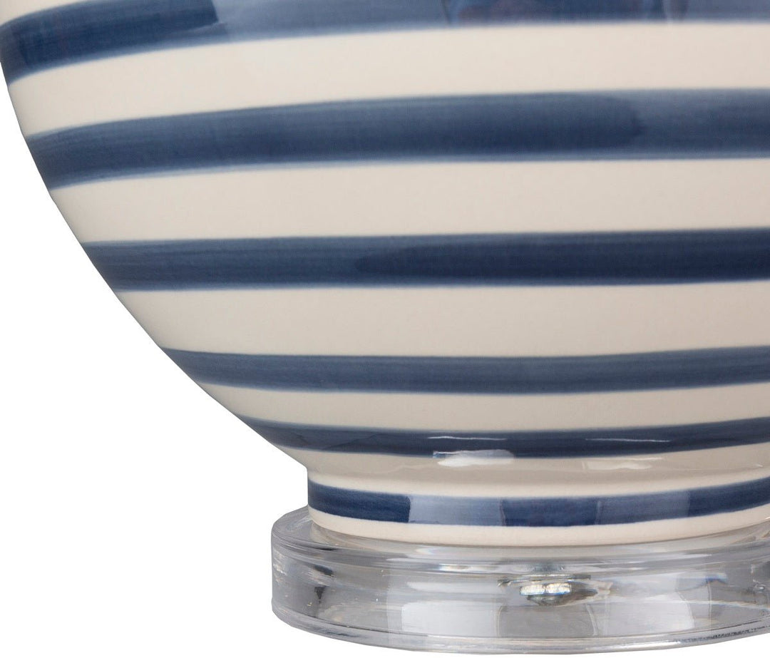 TIDELINE LAMP: NAVY, WHITE