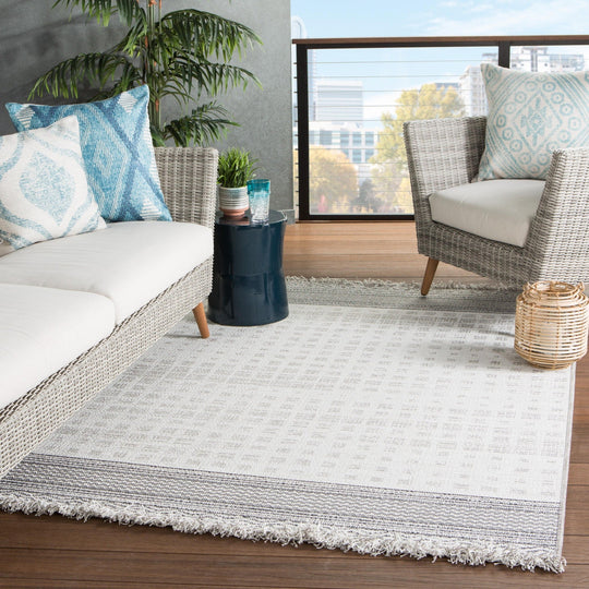 TIKAL MARION INDOOR - OUTDOOR RUG: GREY