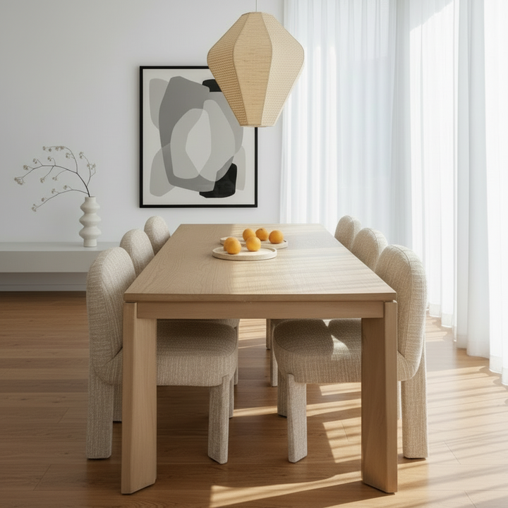 TONKA NATURAL OAK DINING TABLE