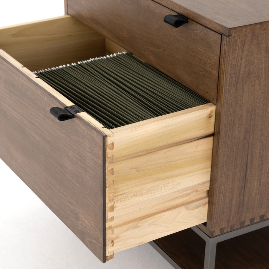 TREY MODULAR FILING CABINET: AUBURN POPLAR