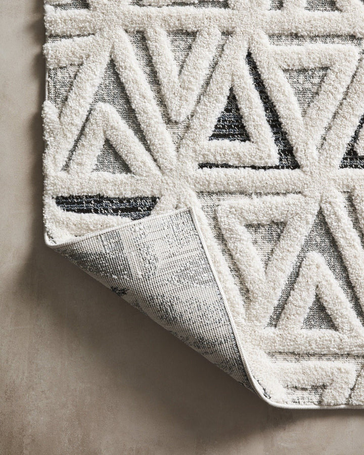 TRIA RUG: WHITE, INK BLUE, SLATE