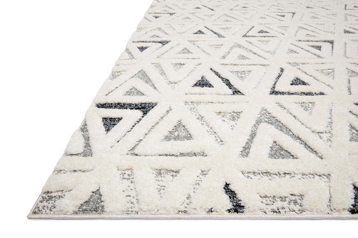 TRIA RUG: WHITE, INK BLUE, SLATE