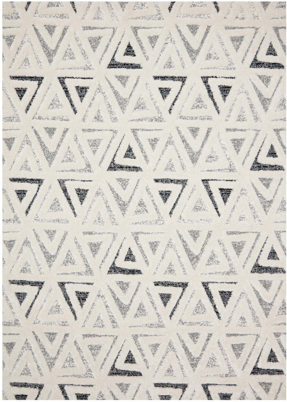 TRIA RUG: WHITE, INK BLUE, SLATE