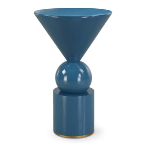 TRIG SIDE TABLE: BLUE