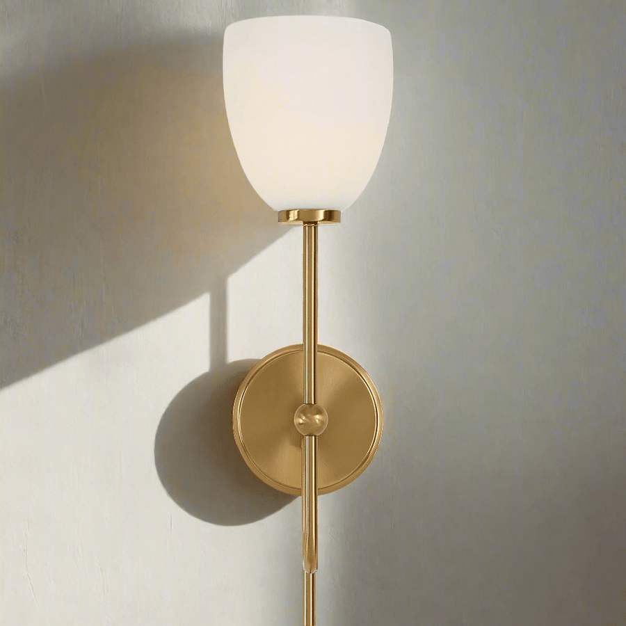 TROPHY 1 LIGHT BRASS SCONCE