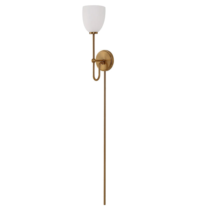 TROPHY 1 LIGHT BRASS SCONCE